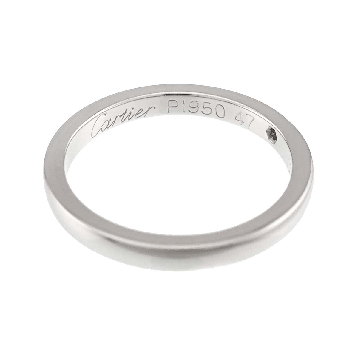 Classic Diamond 1P Ring Pt Platinum size47 4(US)