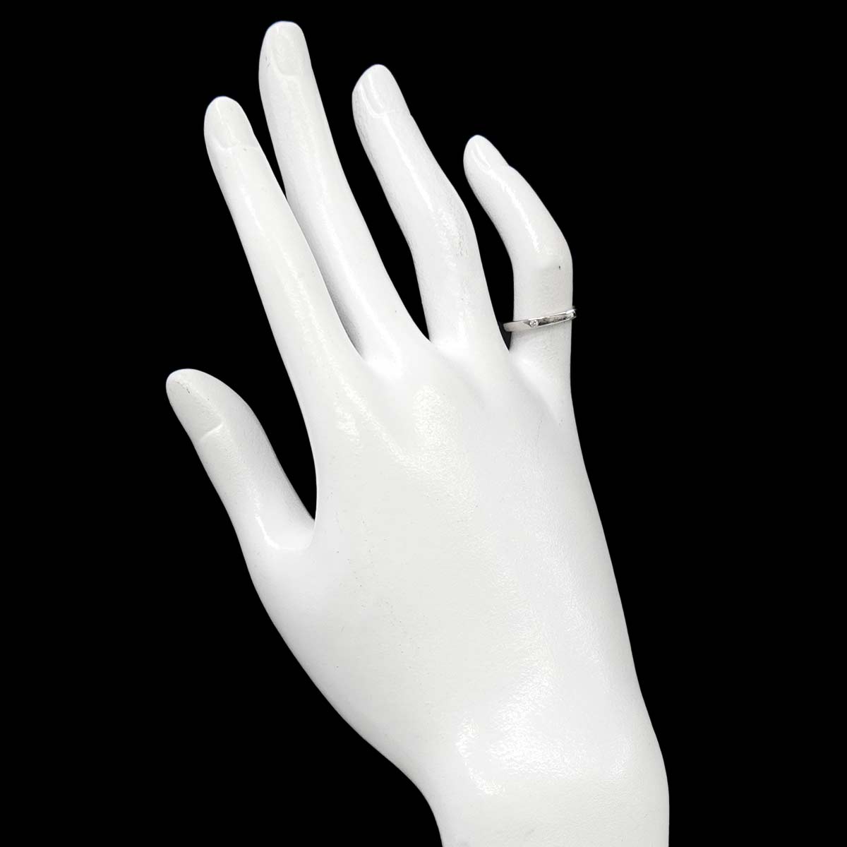 Classic Diamond 1P Ring Pt Platinum size47 4(US)