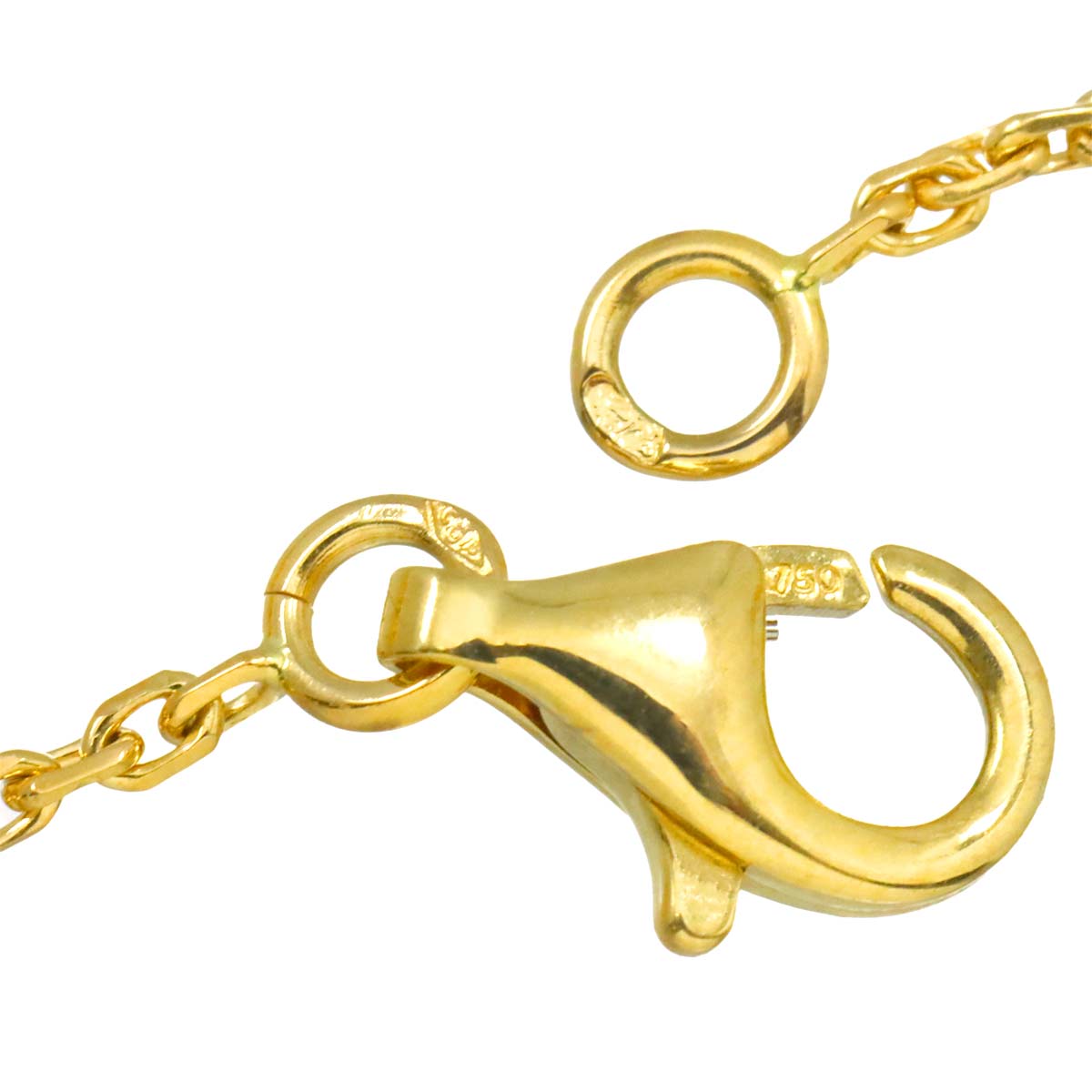 Vintage Alhambra MOP Necklace 18K YG 750