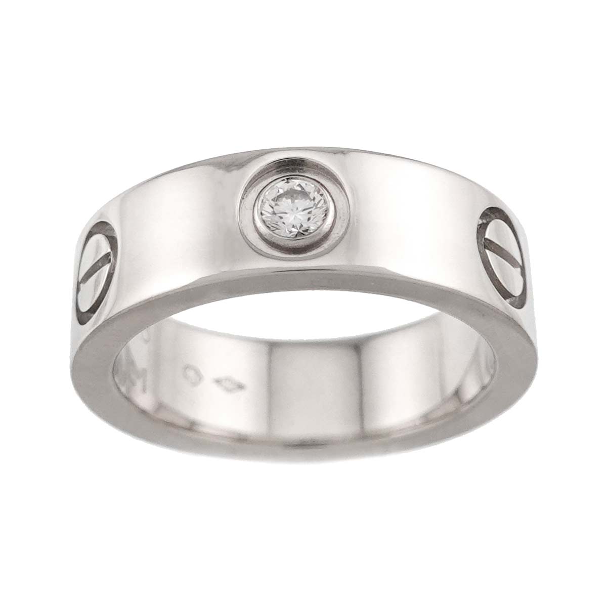 Love Ring Diamond 1P Platinum size48 4-4.5(US)