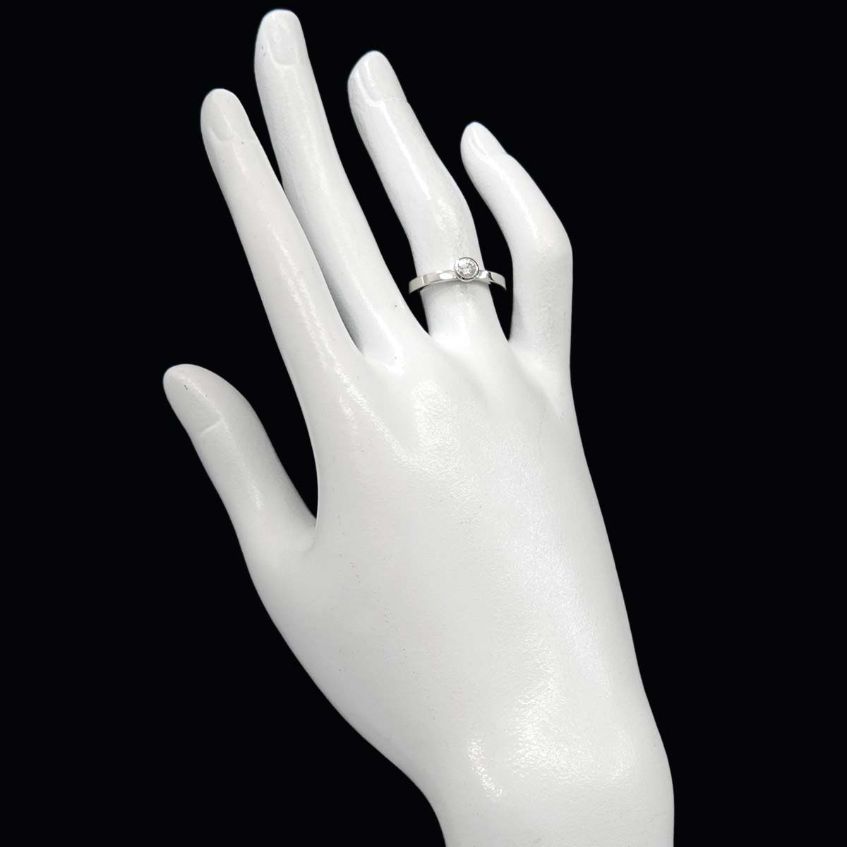 Diamond Ring Pt Platinum Size13 6.25-6.5(US)