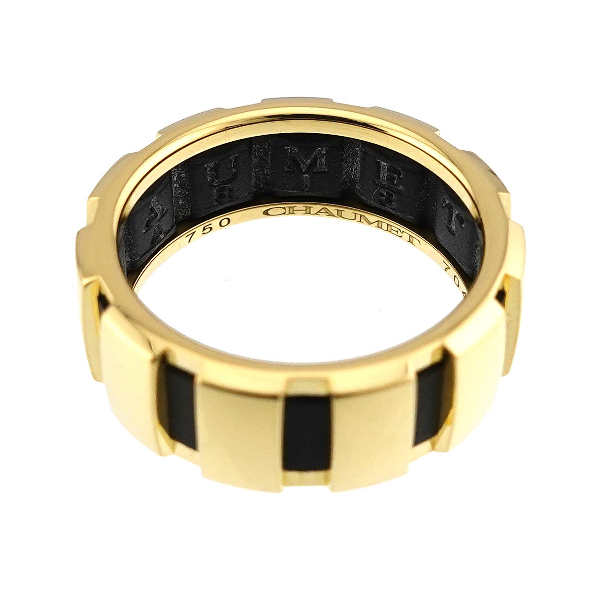 Class one SM Ring 18K YG Rubber Size50 5-5.25(US)