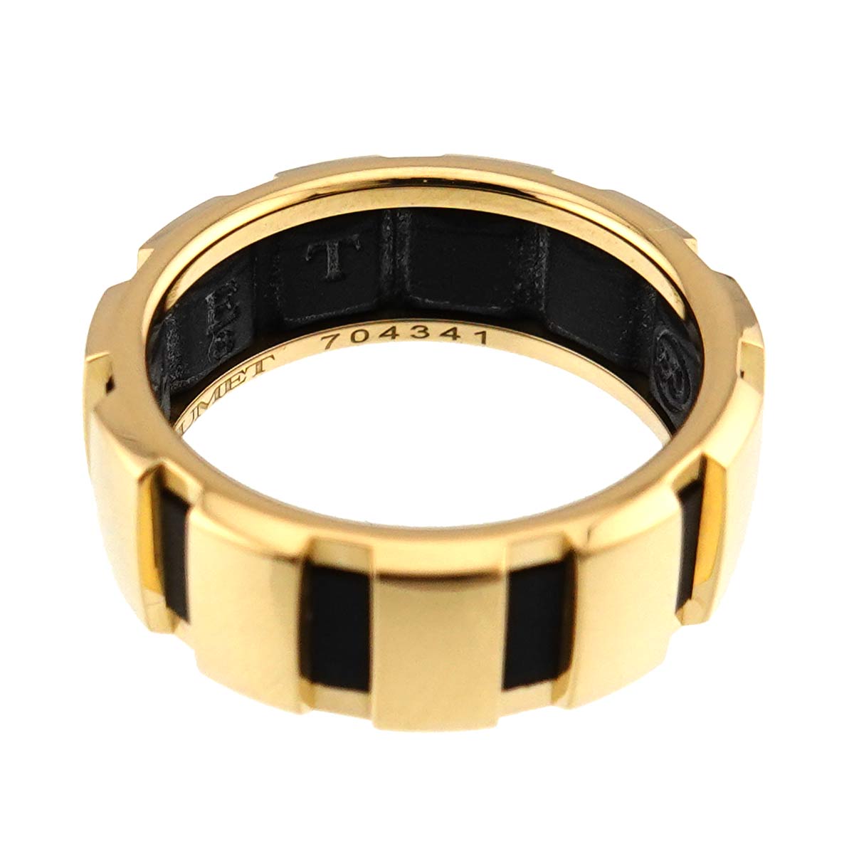 Class one SM Ring 18K YG Rubber Size50 5-5.25(US)