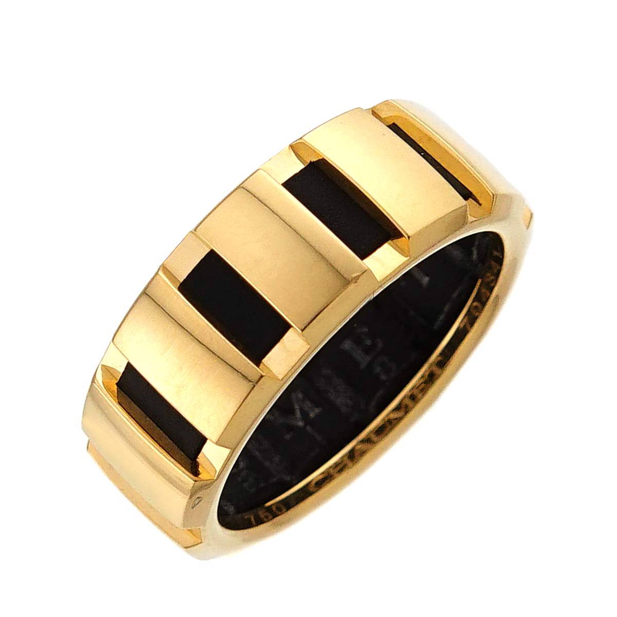 Class one SM Ring 18K YG Rubber Size50 5-5.25(US)