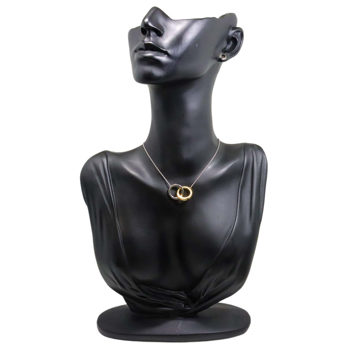1837 Interlocking Necklace SV Silver 925 18K YG 750