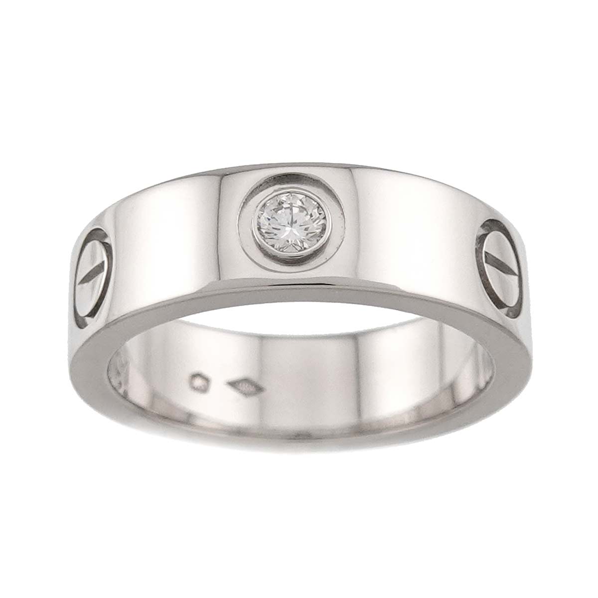 Love Ring Diamond 1P Platinum size50 4.75-5(US)