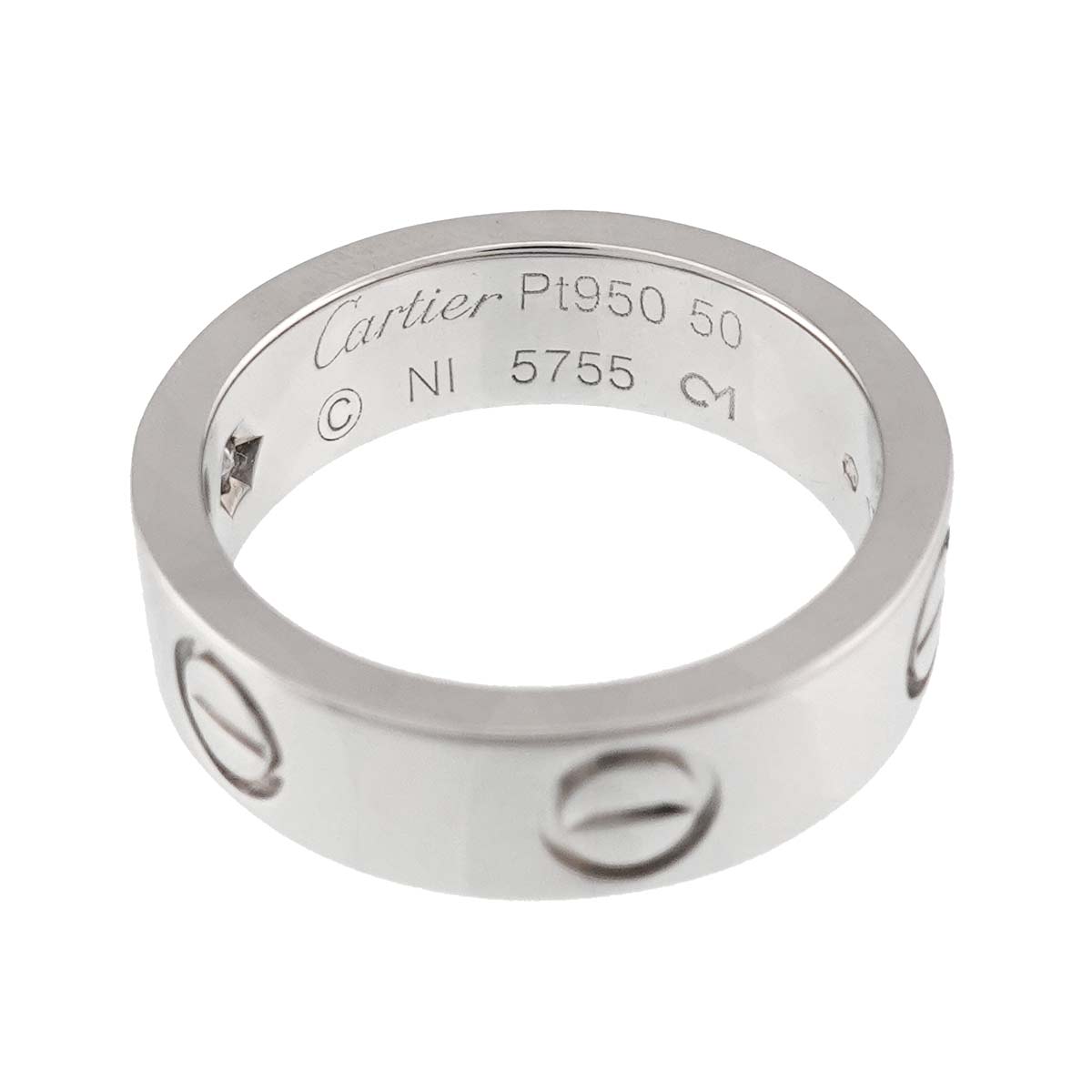 Love Ring Diamond 1P Platinum size50 4.75-5(US)
