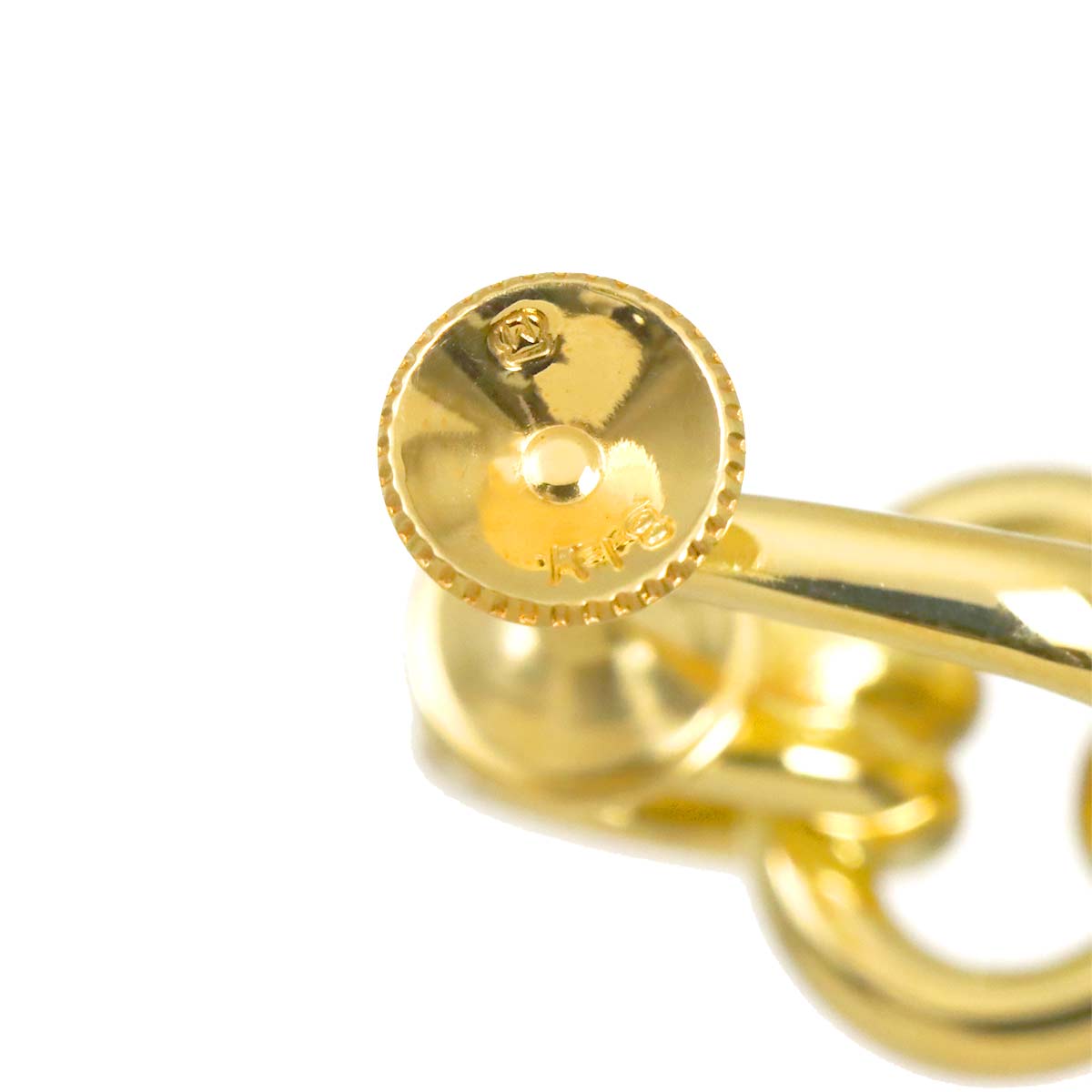 Akoya Pearl 7.8mm Earrings 18K Yellow Gold 750