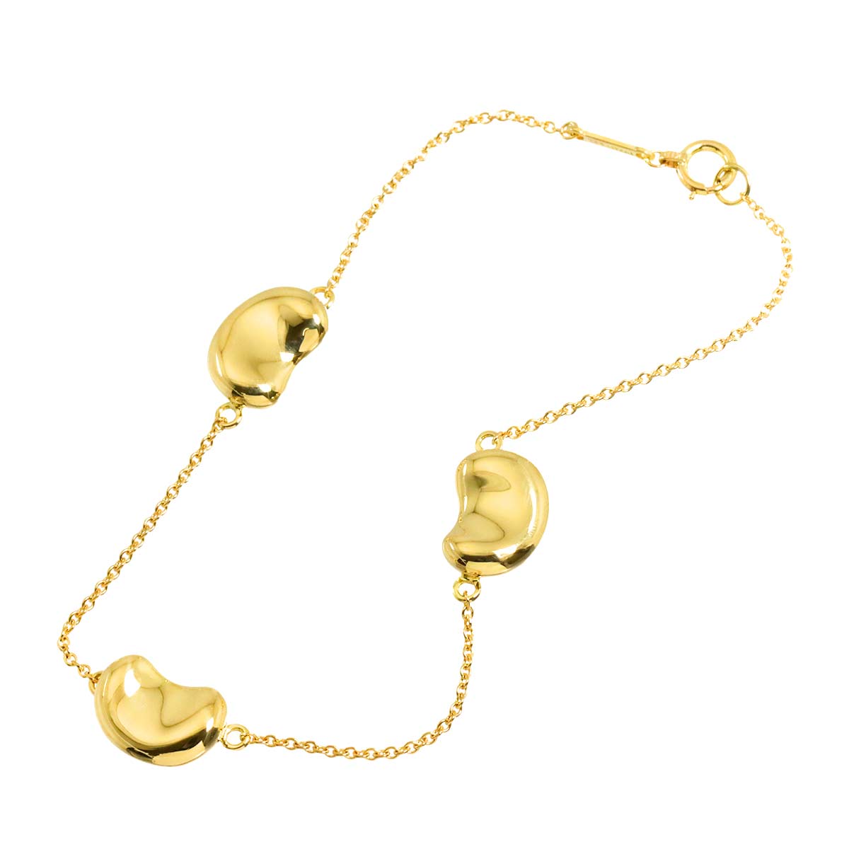 Bean 3P Bracelet 18K Yellow Gold 750