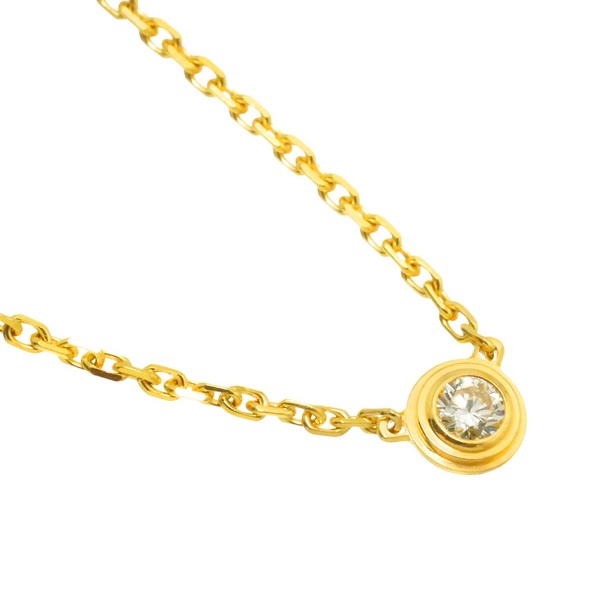 d Amour Diamond Necklace XS 18K Yellow Gold 750