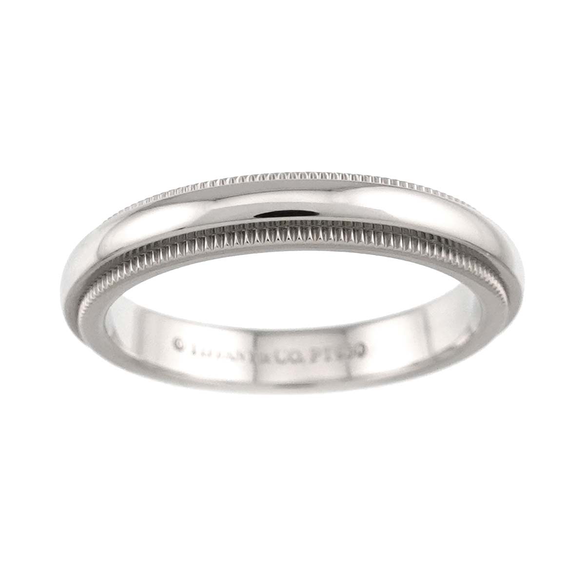 Milgrain Band Ring Pt Platinum Size4.5(US)