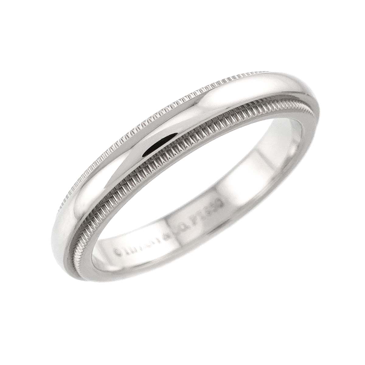 Milgrain Band Ring Pt Platinum Size4.5(US)