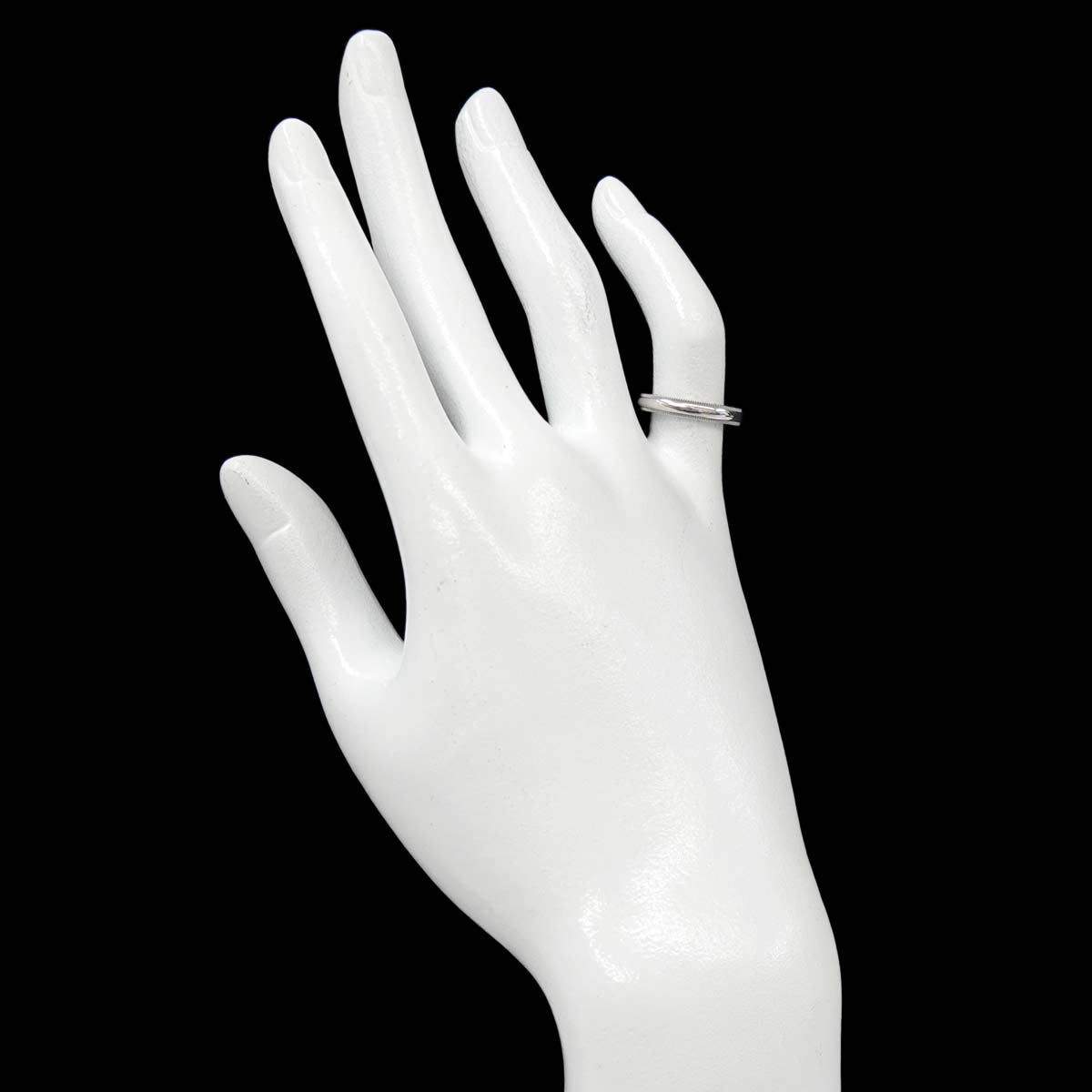 Milgrain Band Ring Pt Platinum Size4.5(US)