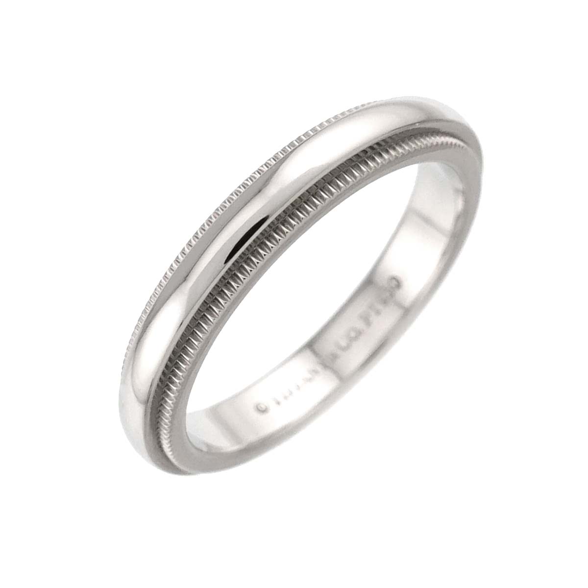 Milgrain Band Ring Pt Platinum Size4.5(US)