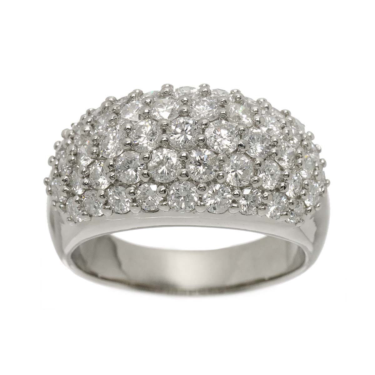 Diamond 2.53ct Ring Pt Platinum size7.75-8(US)