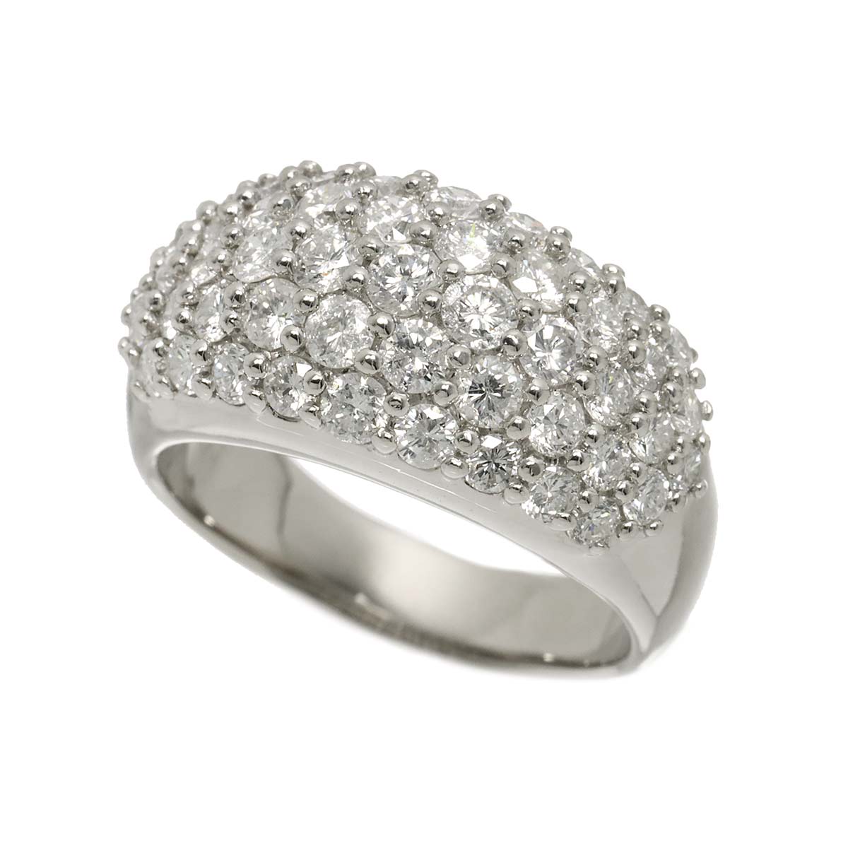 Diamond 2.53ct Ring Pt Platinum size7.75-8(US)
