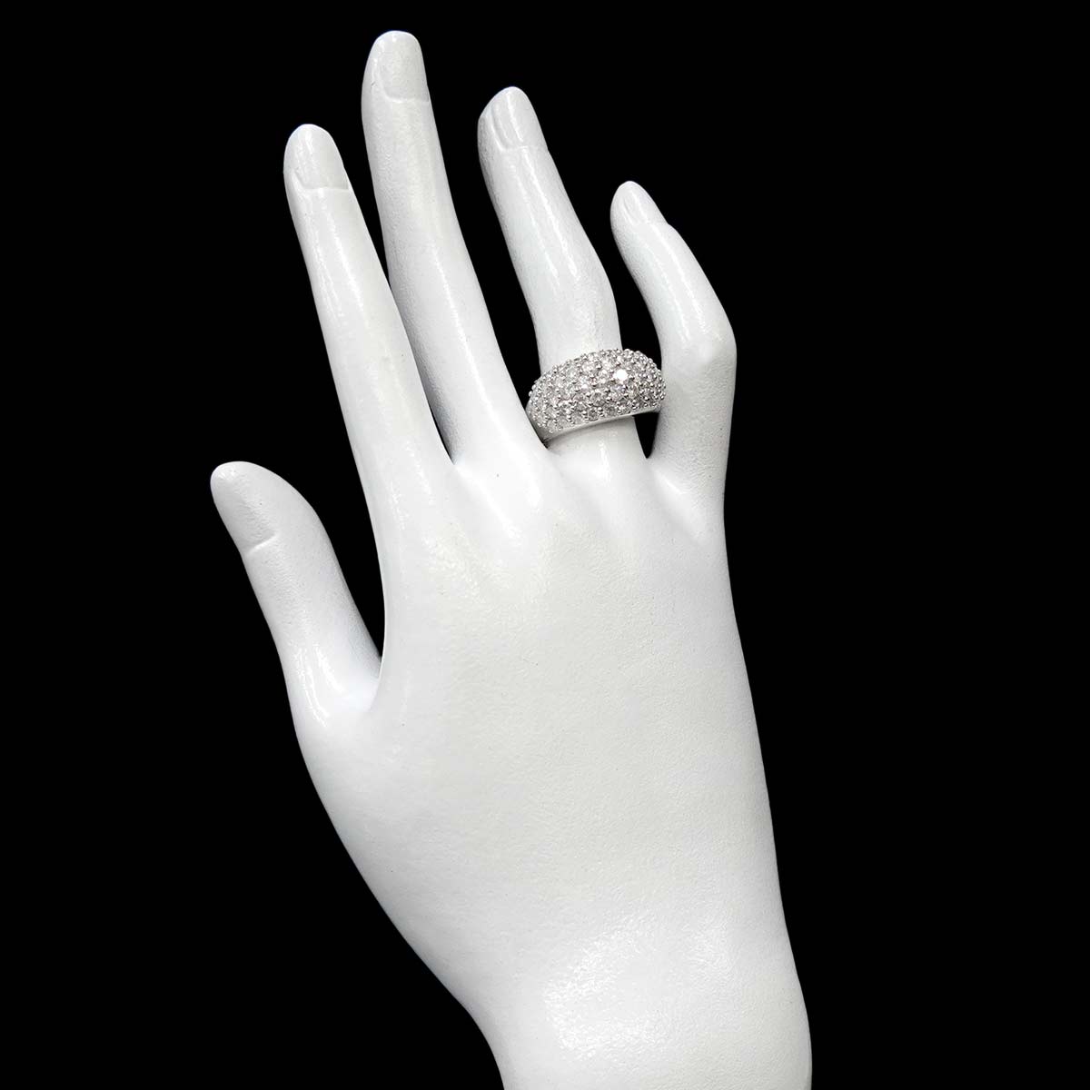 Diamond 2.53ct Ring Pt Platinum size7.75-8(US)