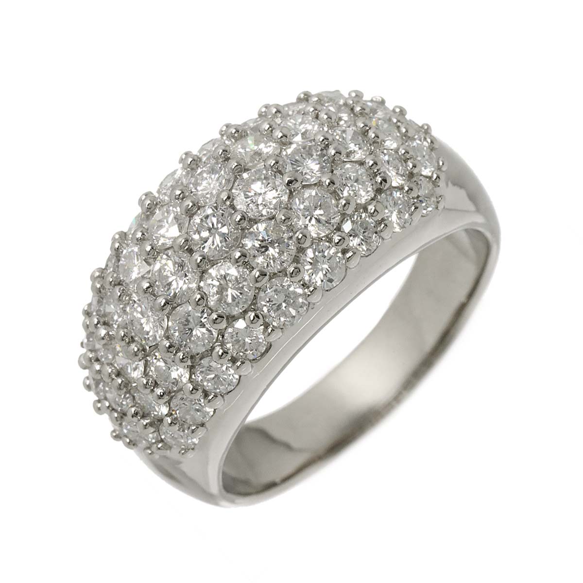 Diamond 2.53ct Ring Pt Platinum size7.75-8(US)