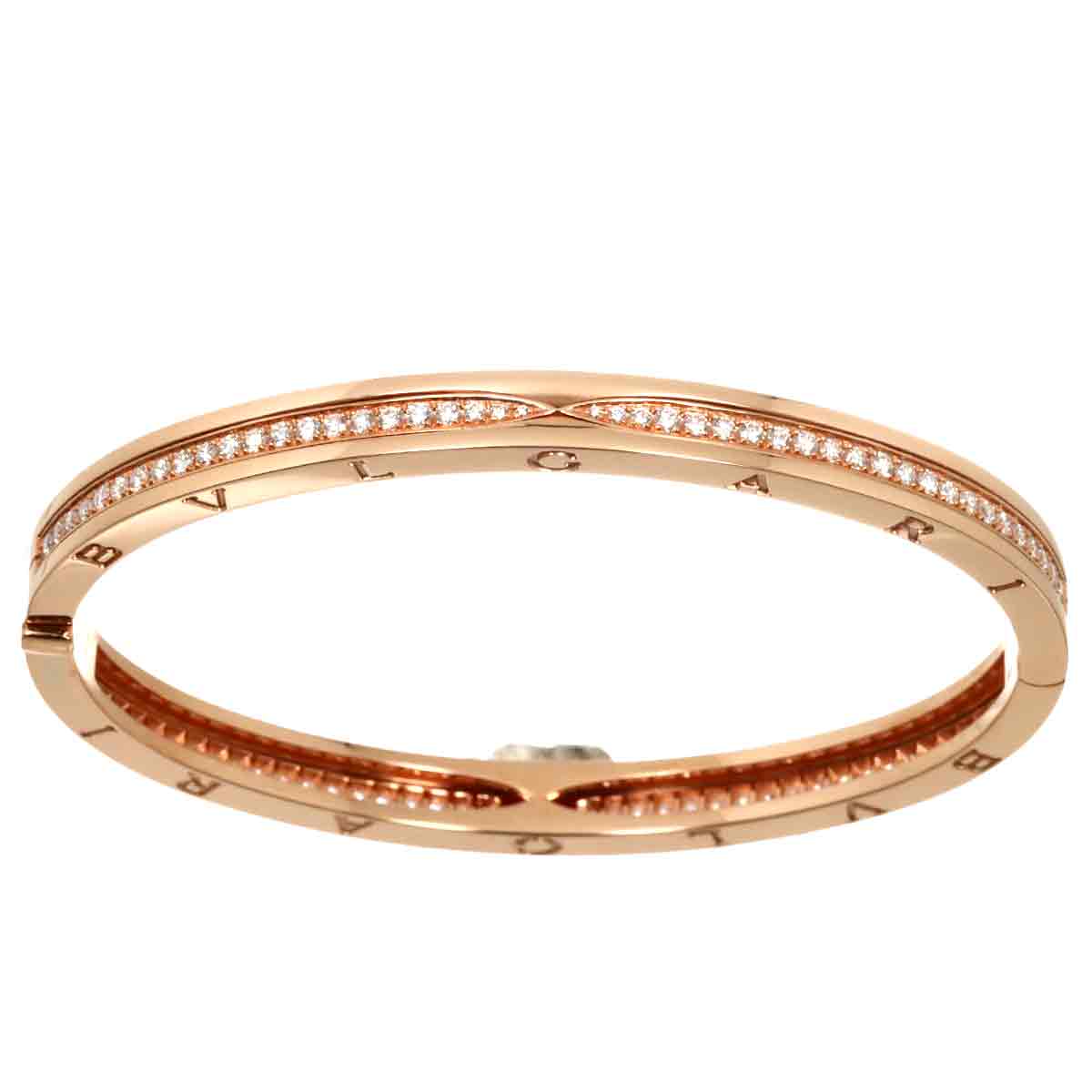 B-zero1 Classic Diamond Bangle Bracelet 18K PG 750 size M