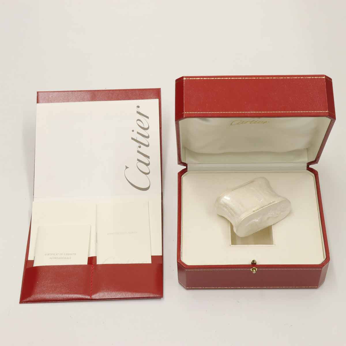 Santos Galbee W20012C4 750 YG Cream Dial Ladies Watch