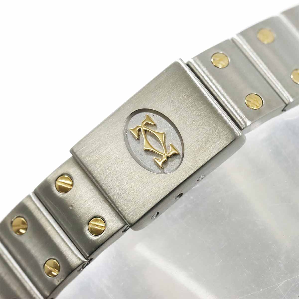 Santos Galbee W20012C4 750 YG Cream Dial Ladies Watch