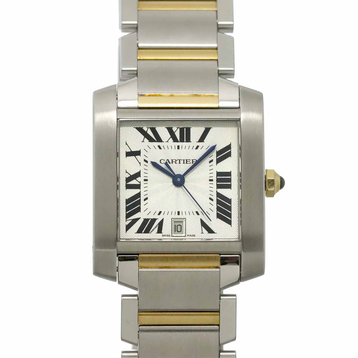 Tank Francaise LM W51005Q4 Automatic YG Silver Dial Mens