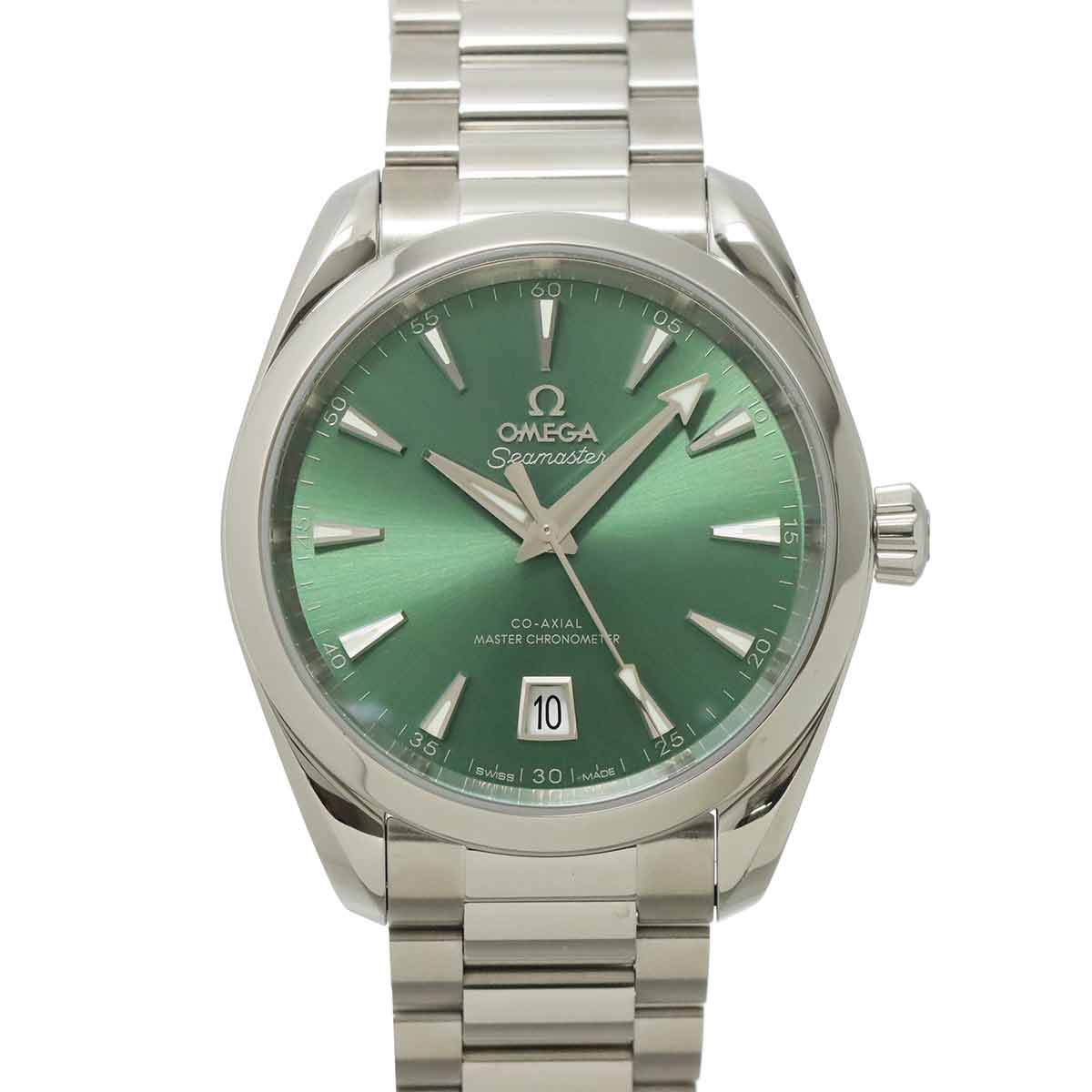 Seamaster 220 10 38 20 10 002 Automatic Green Dial Mens Watch