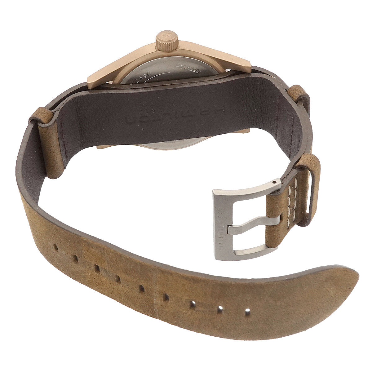 Khaki H694590 Hand Winding White Dial Mens Watch