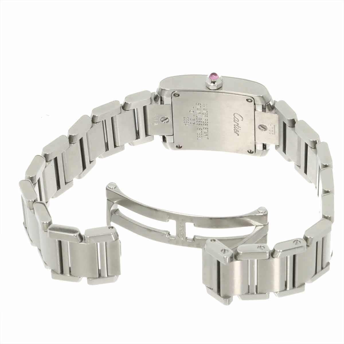 Tank Francaise SM W51028Q3 Quartz Pink Shell Dial Ladies