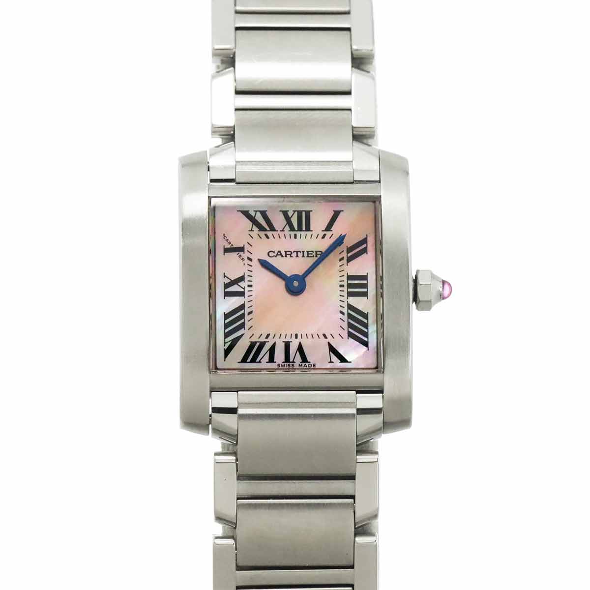 Tank Francaise SM W51028Q3 Quartz Pink Shell Dial Ladies