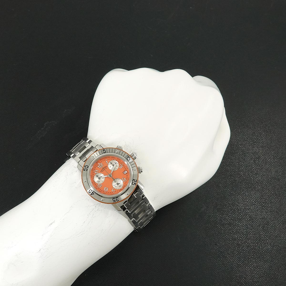 Clipper Diver CL2.316 Quartz Date Orange Dial Ladies Watch