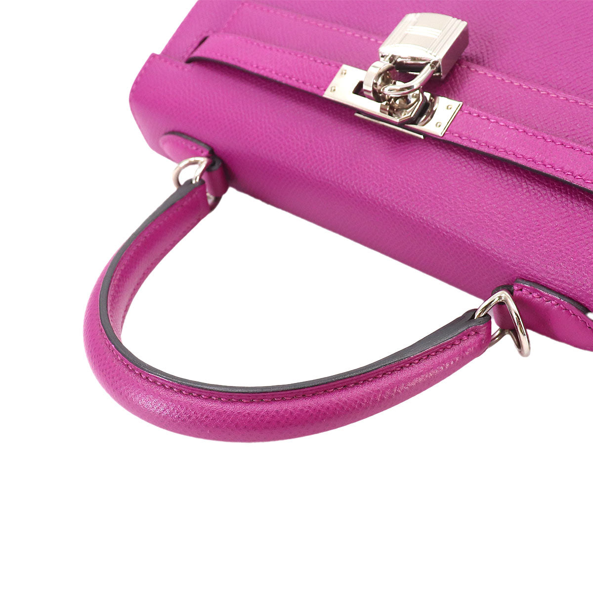 Kelly 25 2way Hand Shoulder Bag Veau Epsom Rose purpl