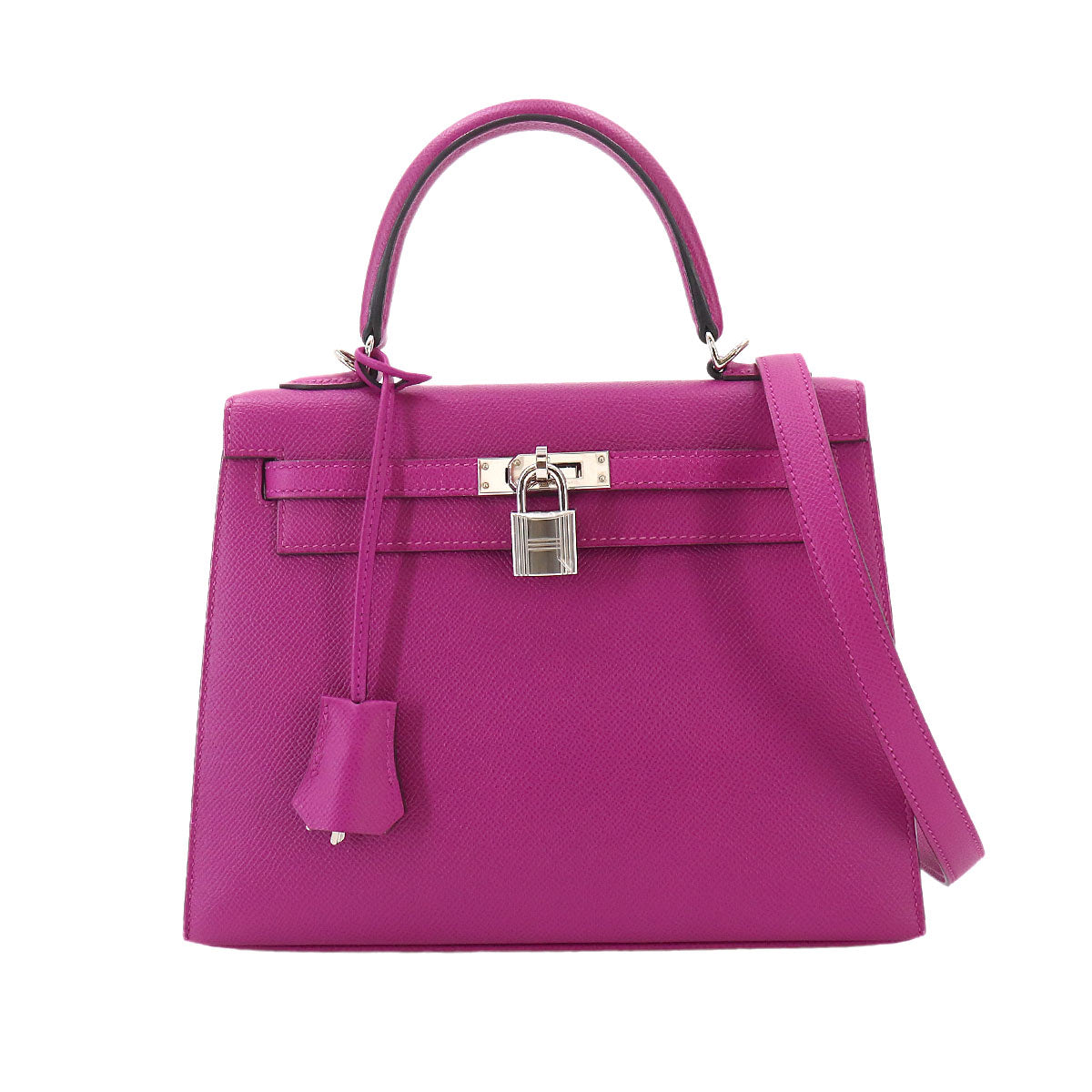 Kelly 25 2way Hand Shoulder Bag Veau Epsom Rose purpl