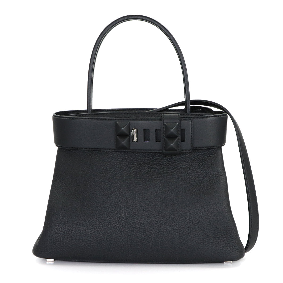 Meor 27 Togo Swift Black 2way Hand Shoulder Bag Purse