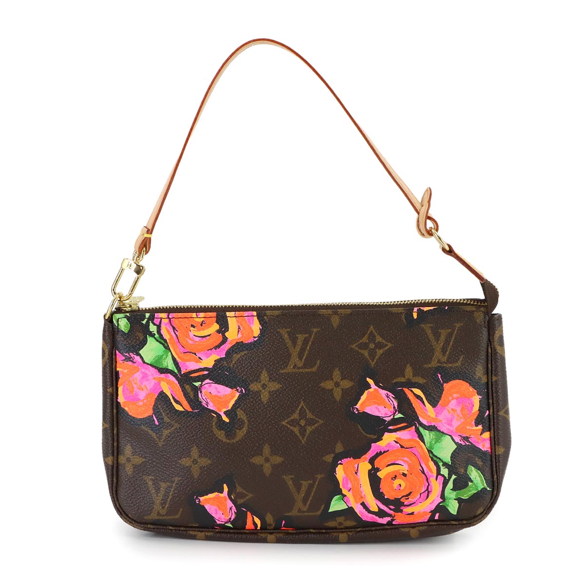 Monogram Rose Pochette Accessoires Hand Bag M48615