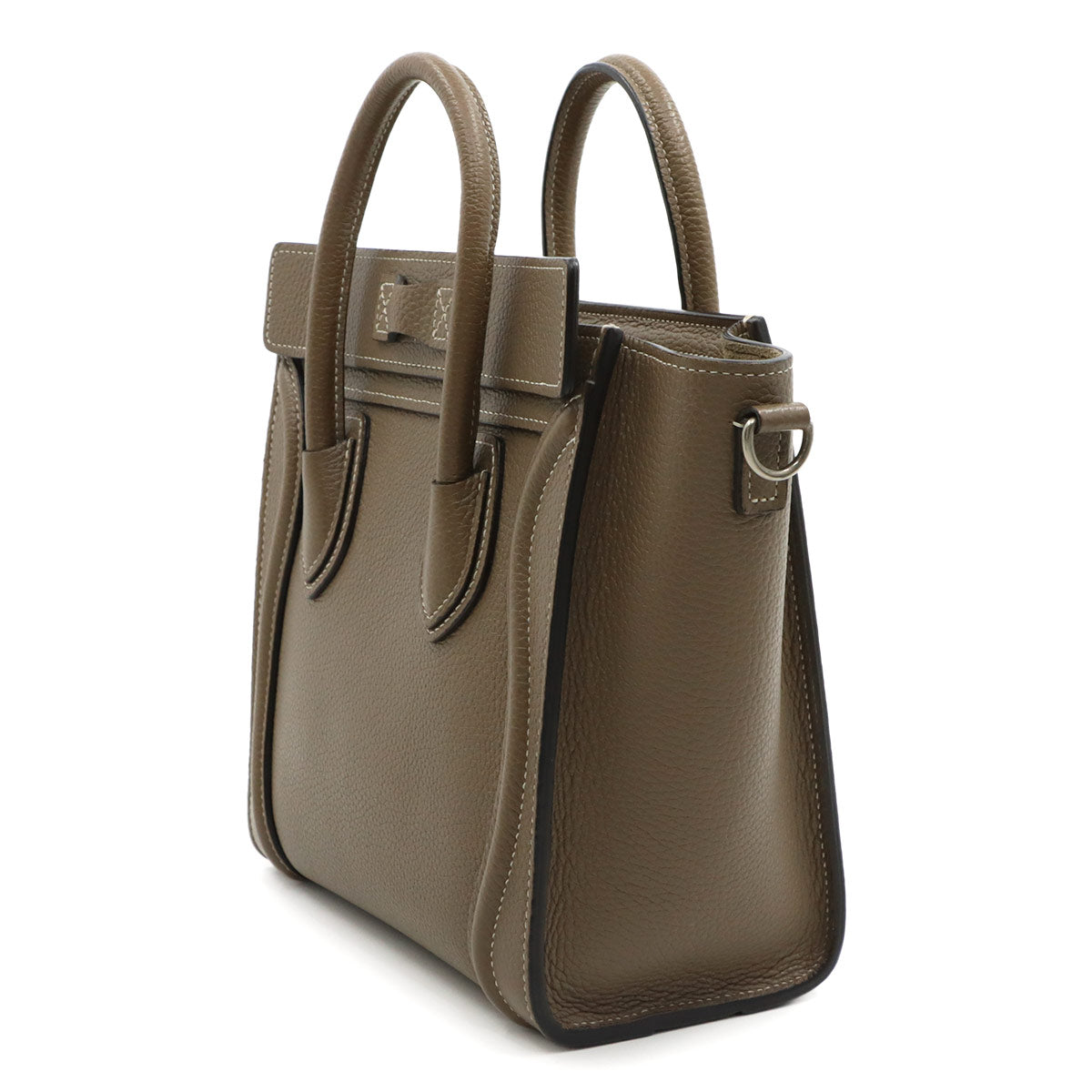 Luggage Nano Shopper Hand Shoulder Bag Leather Souris 168243