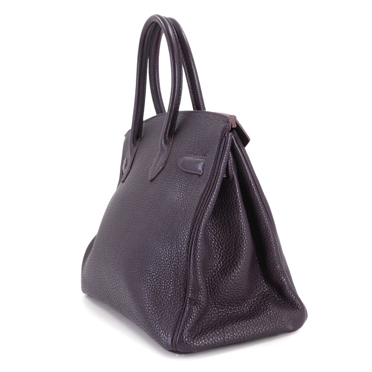 Birkin 30 Veau Togo Raisin Hand Bag Purple Purse