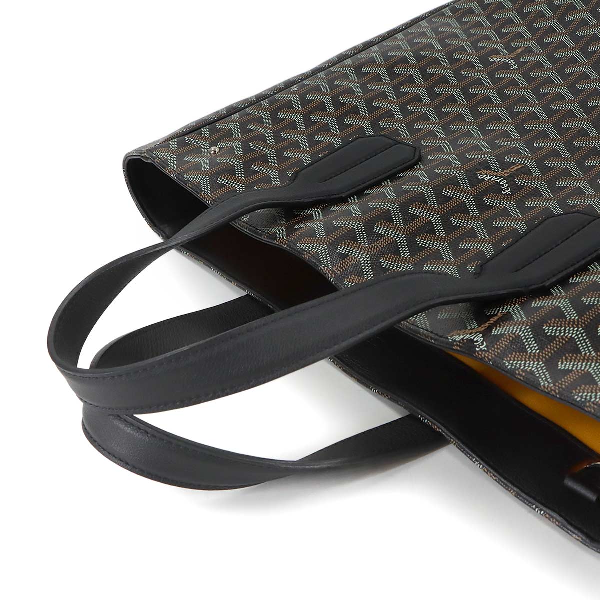 Voltaire Tote Bag PVC Leather Black Purse