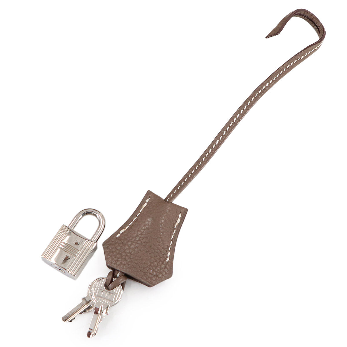 Birkin 30 Taurillon Clemence Etoupe Hand Bag Purse Beige