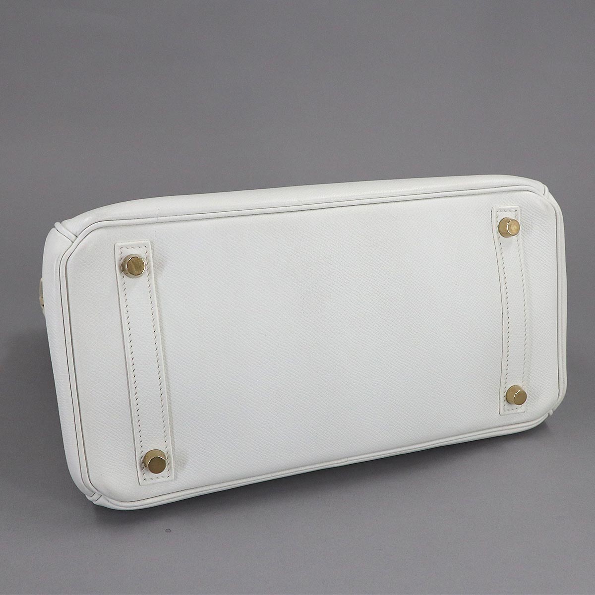 Birkin 30 Veau Epsom White Hand Bag Purse