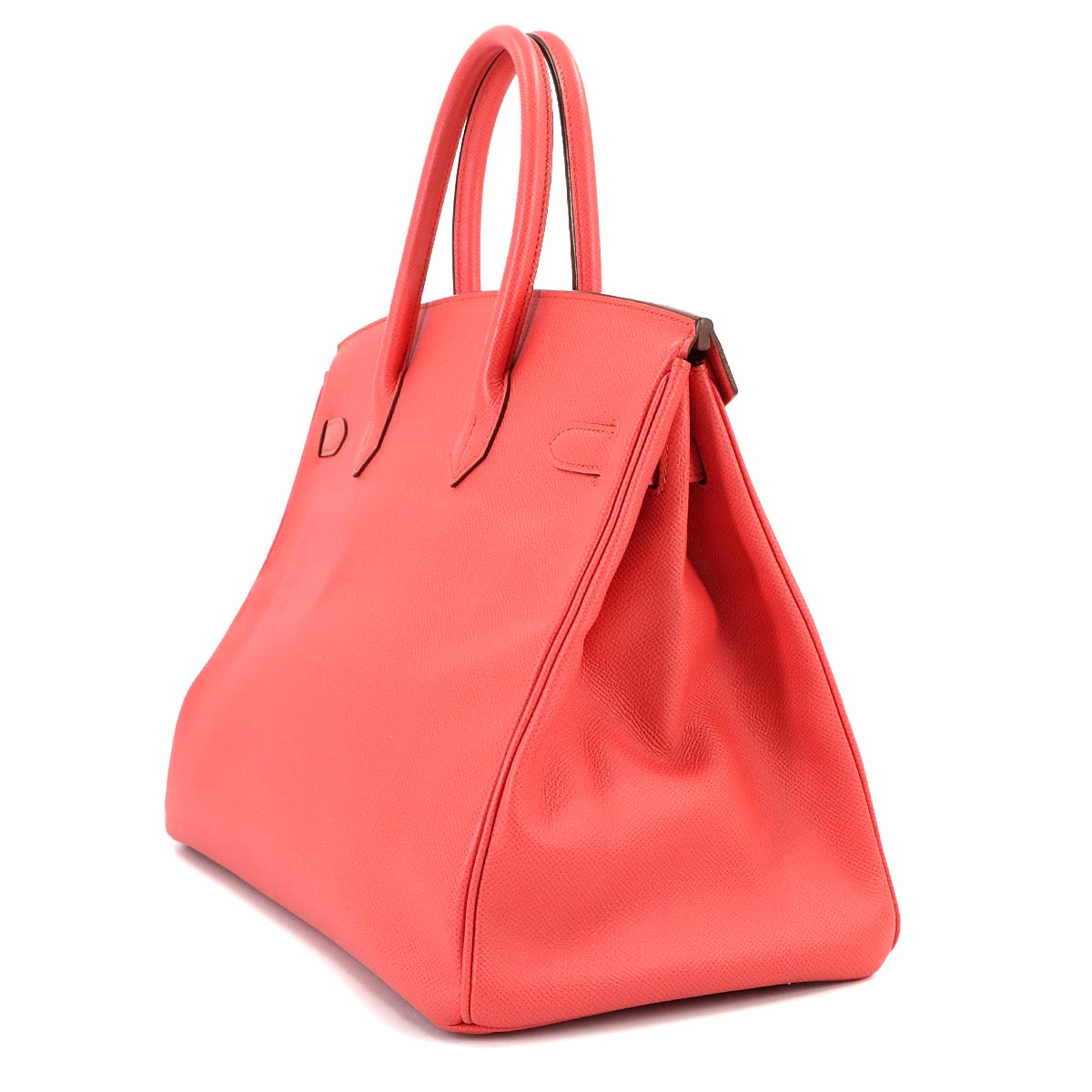 Birkin 35 Veau Epsom Flamingo Hand Bag Purse Pink