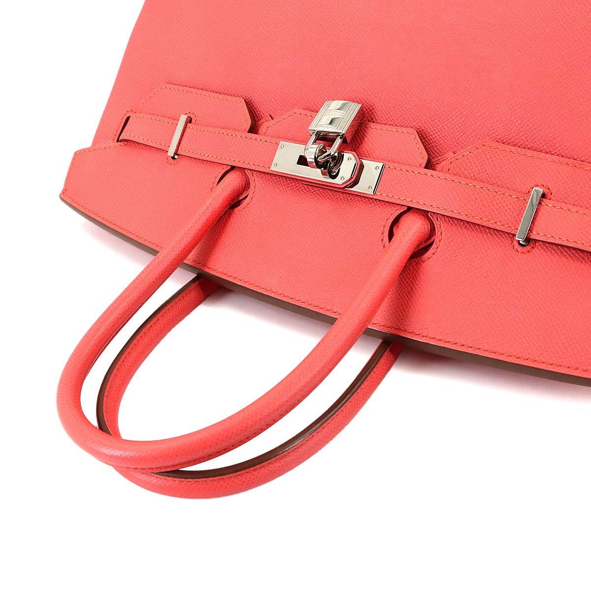 Birkin 35 Veau Epsom Flamingo Hand Bag Purse Pink