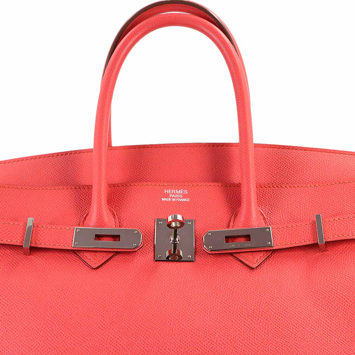 Birkin 35 Veau Epsom Flamingo Hand Bag Purse Pink