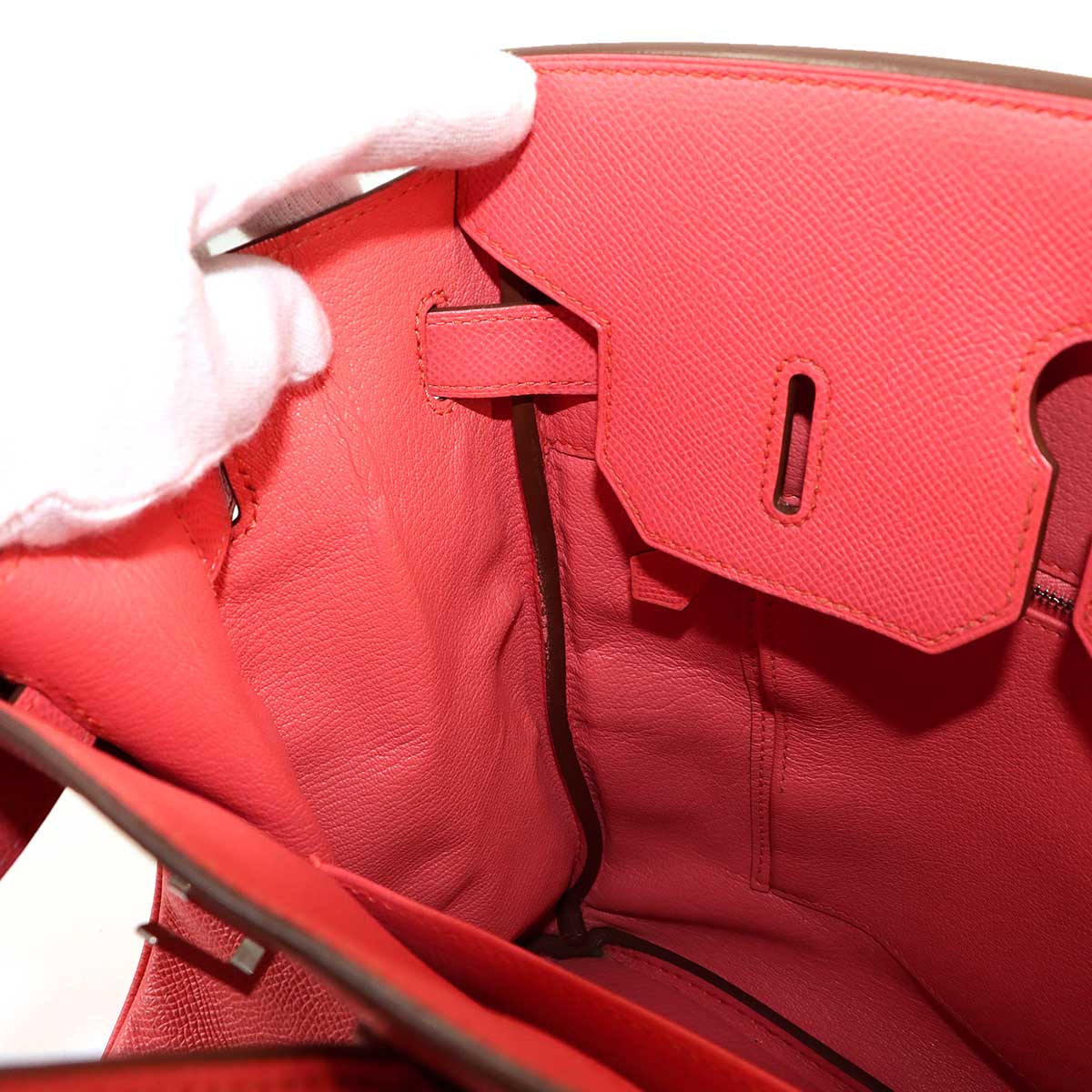 Birkin 35 Veau Epsom Flamingo Hand Bag Purse Pink