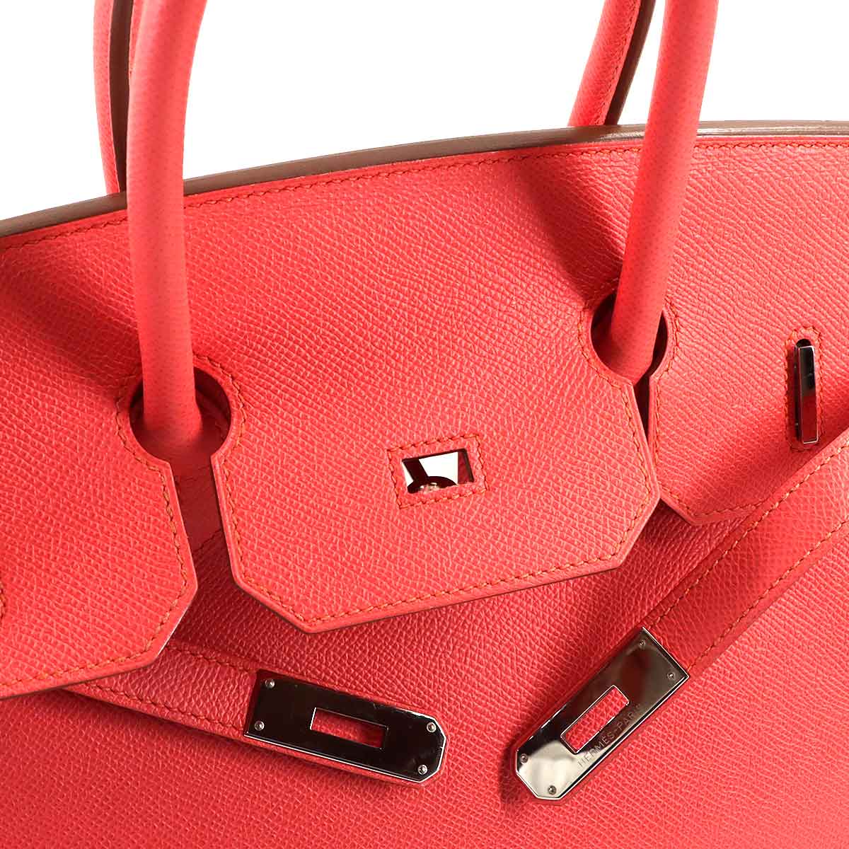 Birkin 35 Veau Epsom Flamingo Hand Bag Purse Pink