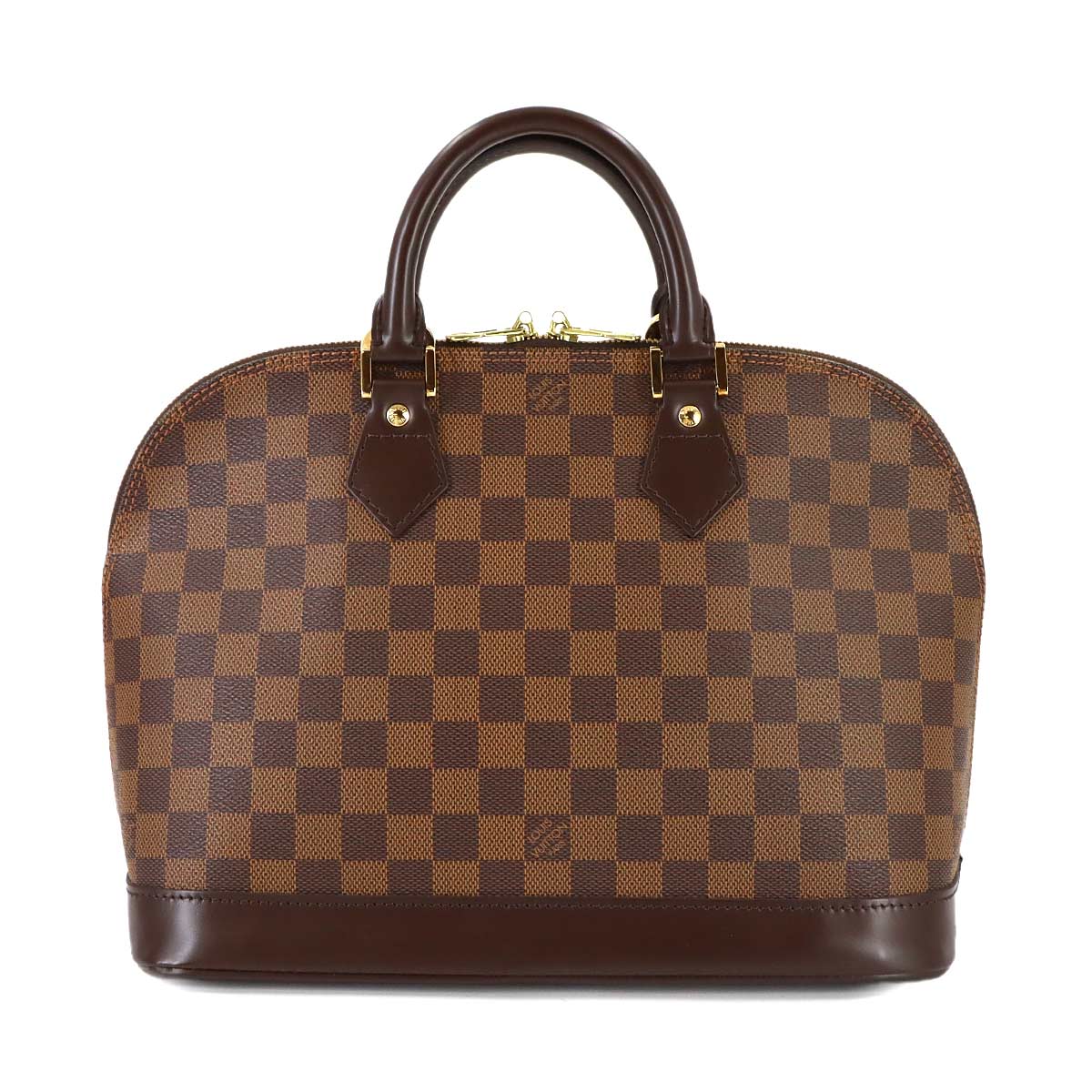 Damier Alma PM Hand Bag Ebene Brown N51131 Purse