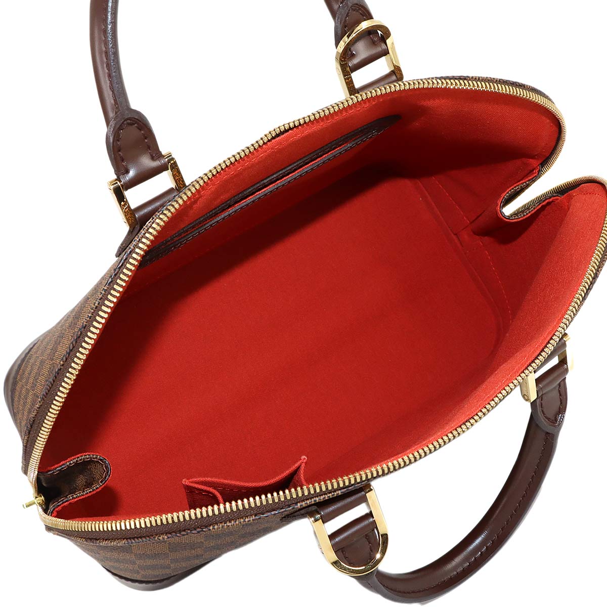 Damier Alma PM Hand Bag Ebene Brown N51131 Purse