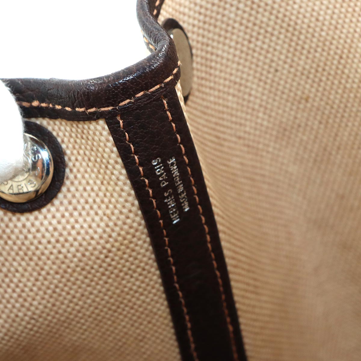 Garde Party TPM 2way Tote Shoulder Bag Toile H Natural Marron