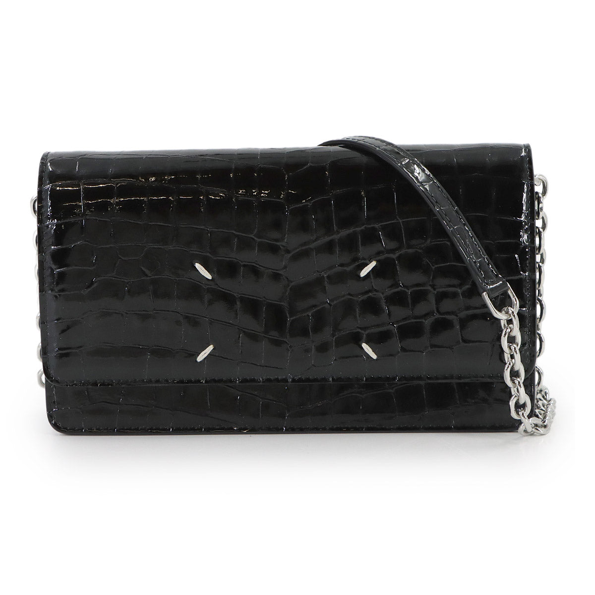 Chain Wallet Leather Black S56UI0147