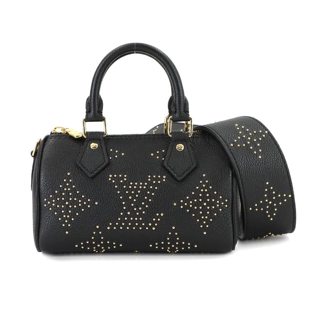 Monogram Empreinte Nano Speedy Hand Shoulder Bag Studs